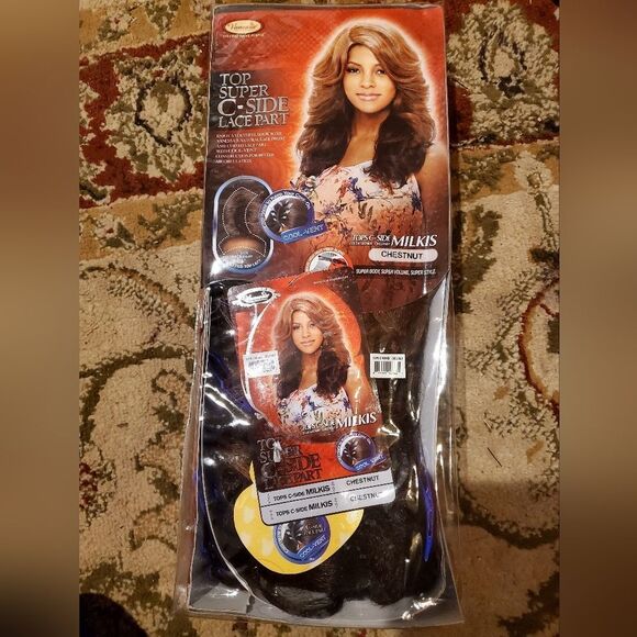 Nwt Vanessa Top Super C-Side Lace Wig- Milkis Chestnut - Picture 2 of 16